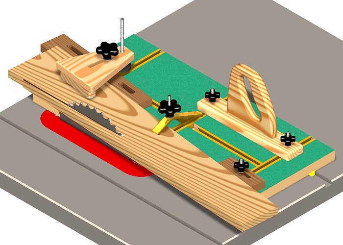 localhost Table Saw Sled Plans