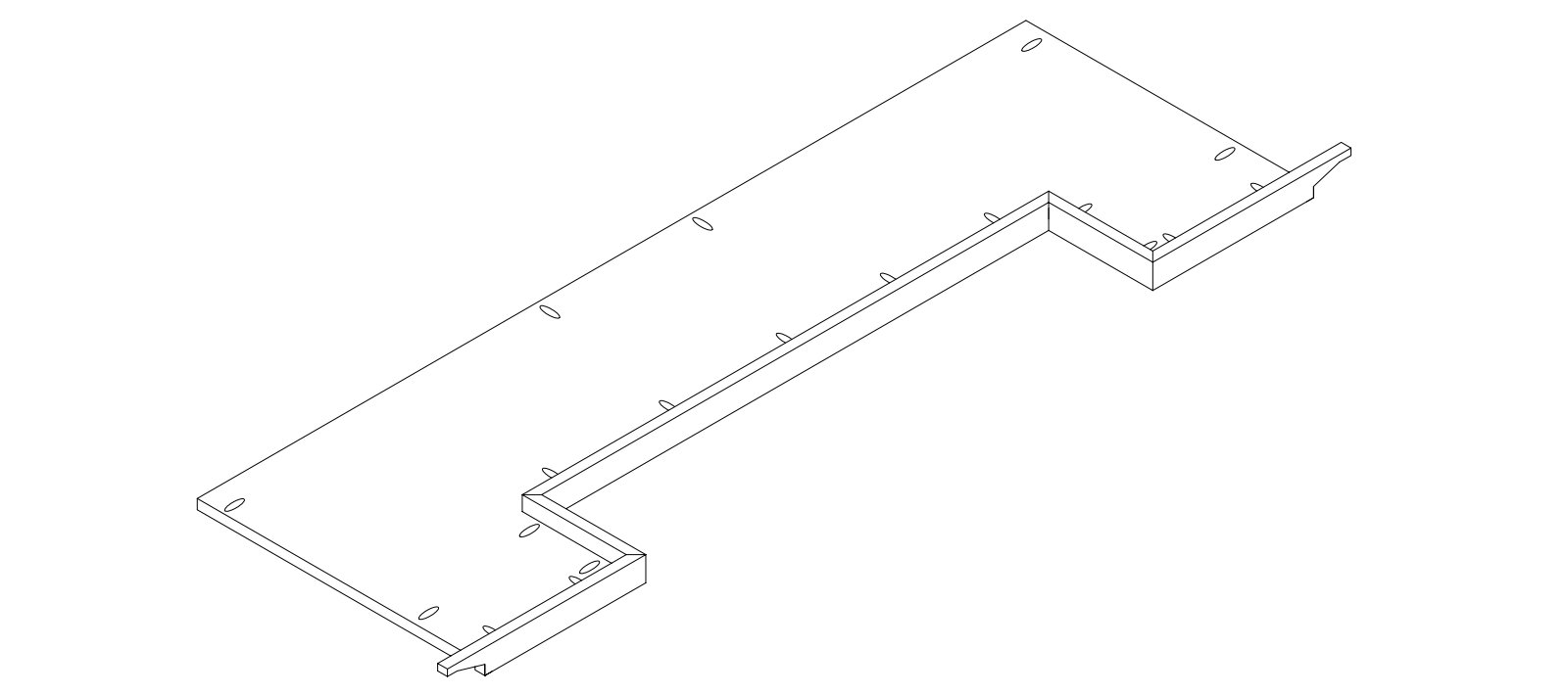 Assembly Drawing - Attach Rear Trim to the Top