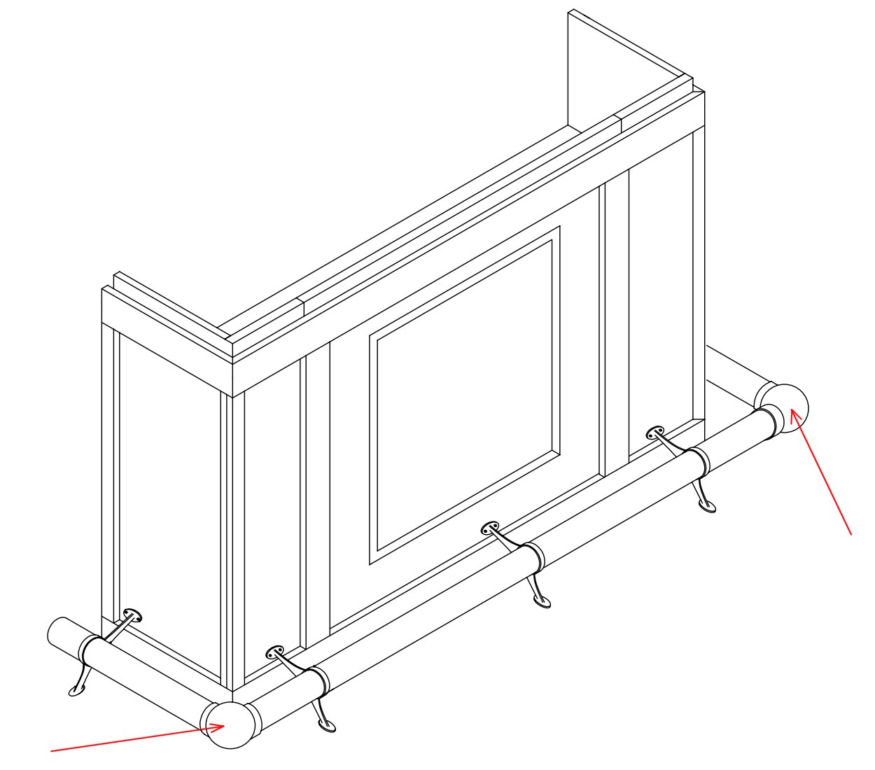 Assembly Drawing - Assemble the Rails