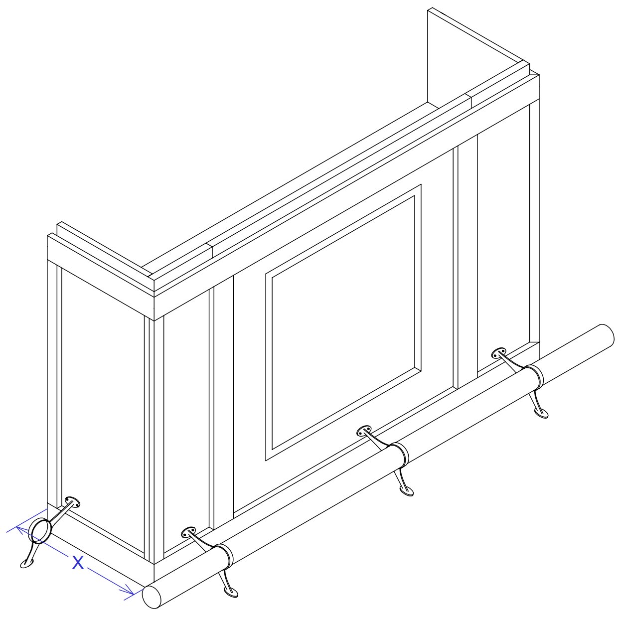 Assembly Drawing - Measure the Side Rail Length